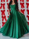 Glitter Ball Gown/Princess Cowl Neck Ruched Prom Dresses #Milly020126201