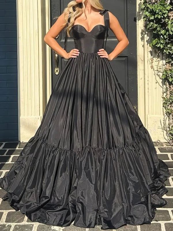 Ball Gown Sweetheart Taffeta Prom Dresses With Ruched #Milly020126224