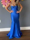 Mermaid Halter Jersey Backless Prom Dresses With Beading #Milly020126230