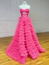 Puffy Ball Gown/Princess Tulle Cut Out Ruffle Prom Dresses #Milly020126263