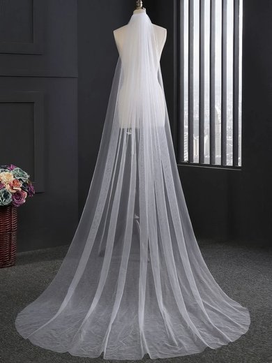 Chapel Bridal Veils One-tier Cut Edge #Milly03010286