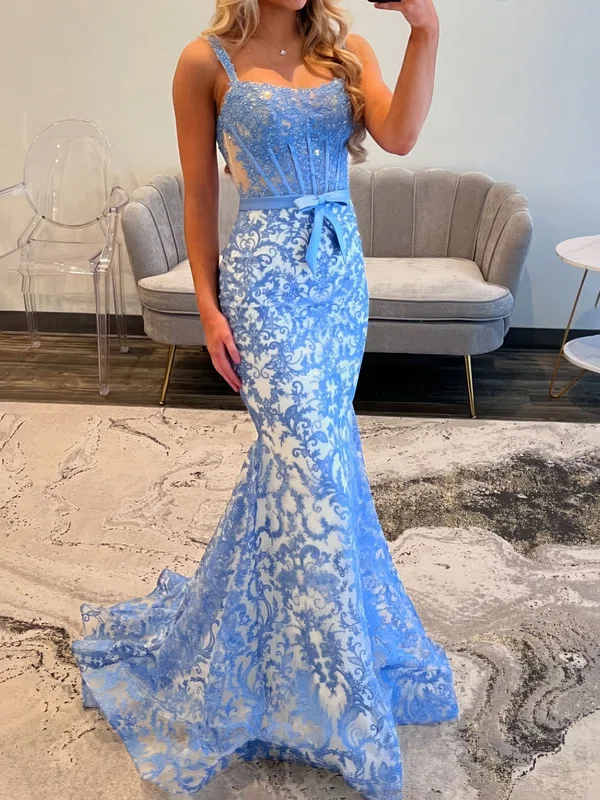 Mermaid Sweetheart Lace Corset Prom Dresses With Appliques #Milly020126398