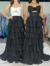 Elegant Ball Gown/Princess Chiffon Sweetheart Tiered Prom Dresses #Milly020126404