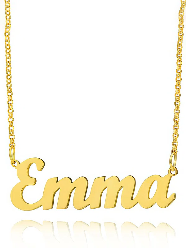 Custom 18k Gold Plated Letter Name Necklace Birthday Gifts #Milly03060217