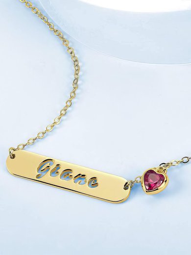 Birthstone Attractive Beautiful Classic Name Necklace #Milly03060223