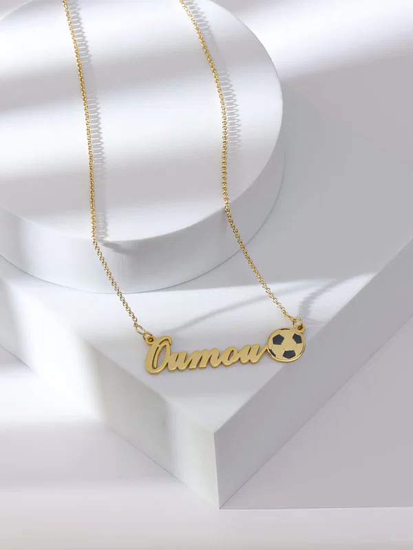 Circle Beautiful Casual Fashionable Name Necklace #Milly03060224
