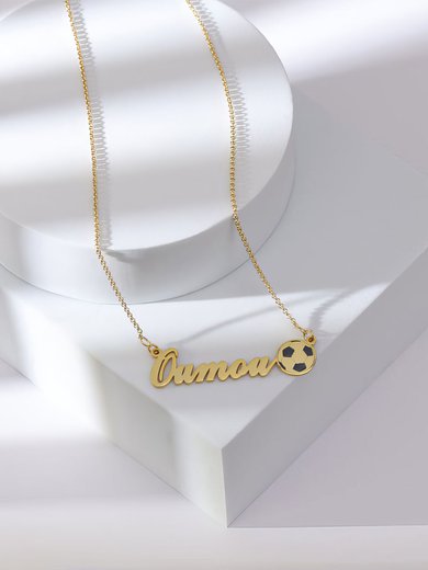 Circle Beautiful Casual Fashionable Name Necklace #Milly03060224