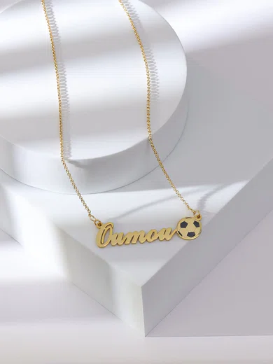Circle Beautiful Casual Fashionable Name Necklace #Milly03060224