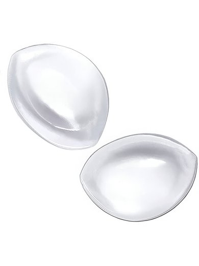 Clear Oval Silicone Push-up Bra Inserts/Cleavage Enhancers/Bust Boosters #Milly03110016