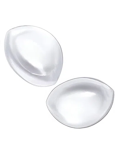 Clear Oval Silicone Push-up Bra Inserts/Cleavage Enhancers/Bust Boosters #Milly03110016
