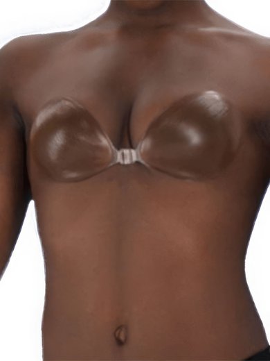 Invisible Cocoa Skin Tone Chocolicious  Backless Bra #Milly03110017