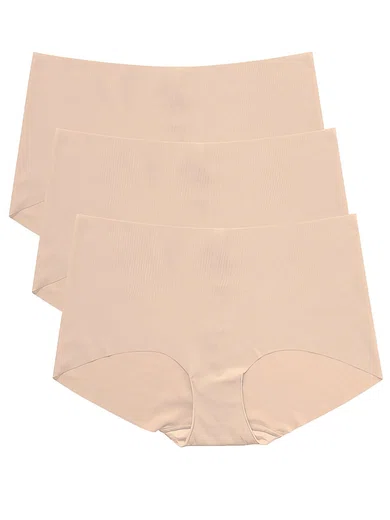 Special 3 PCS Multi-Pack Seamless Nude Hipsters Underwear #Milly03110036