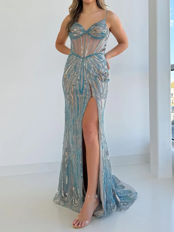 Sheath/Column Sweetheart Sparkly Sequin Prom Dresses #Milly020126679