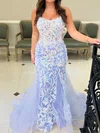 Mermaid Scoop Neck Sparkly Sequin Prom Dresses With Ruched #Milly020126699