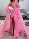 Sparkly Sheath/Column Sequin Straight Beaded Prom Dresses #Milly020126718
