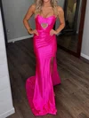 Mermaid Sweetheart Satin Cut Out Prom Dresses With Beading #Milly020126769