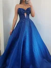 Ball Gown Strapless Satin Beaded Prom Dresses With Bow #Milly020126913