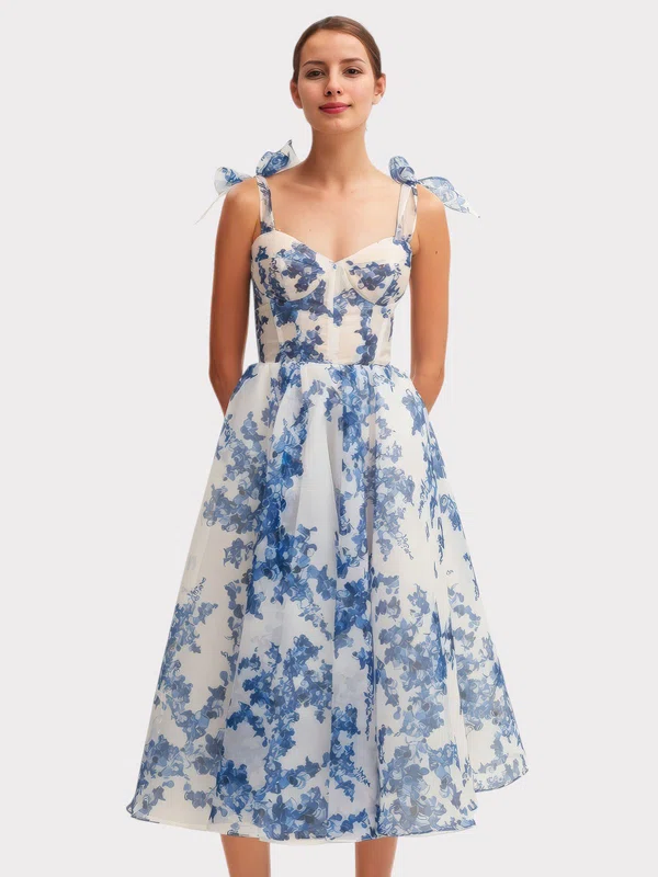 Cute Ball Gown/Princess Organza Sweetheart Floral Prom Dresses #Milly020126996