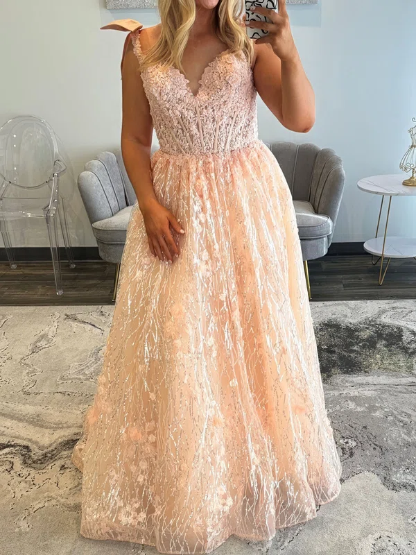 Ball Gown Sweetheart Lace Corset Prom Dresses With Appliques #Milly020127562