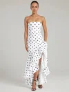Sheath/Column Straight Polyester Asymmetrical Ruffles Formal Dresses PT02028904