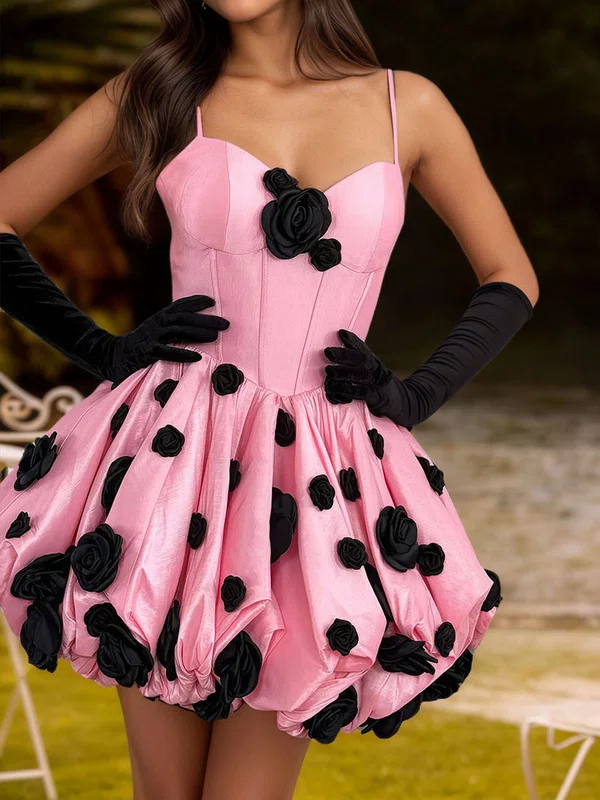 Pink Sweetheart Skater Taffeta Homecoming Dresses #Milly02054808