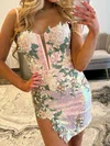 Sparkly Bodycon Sweetheart Sequin Embroidered Homecoming Dresses #Milly02054839