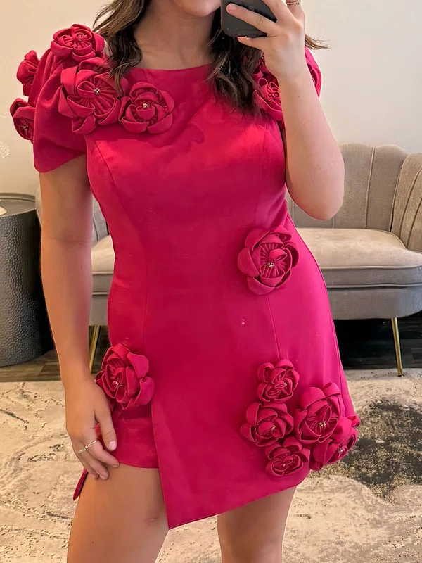 Scoop Neck Stretch Crepe Bodycon Homecoming Dresses #Milly02054850