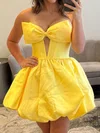 Corset Strapless Skater Satin Homecoming Dresses #Milly02054862