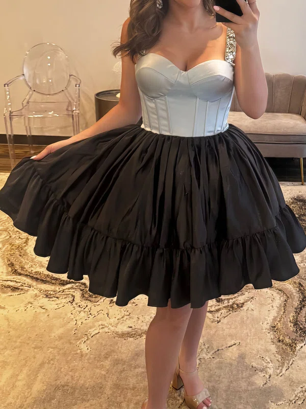 Corset Skater Sweetheart Taffeta Homecoming Dresses #Milly02054911