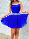 Corset A-line Strapless Beaded Pleated Homecoming Dresses #Milly02055128