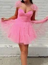 Sweet A-line Sweetheart Tulle Homecoming Dresses #Milly02055153