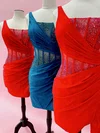 Corset One Shoulder Tight Beaded Homecoming Dresses #Milly02055154