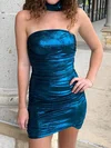 Strapless Metallic Ruched Bodycon Homecoming Dresses #Milly02055195