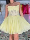 A-line Strapless Chiffon Tiered Homecoming Dresses #Milly02055201