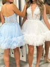 Corset Skater Halter Tulle Lace Homecoming Dresses #Milly02055264