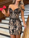 Corset Off-the-shoulder Lace Bodycon Homecoming Dresses #Milly02055331