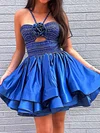 Trendy Sweetheart Satin Skater Beaded Homecoming Dresses #Milly02055395