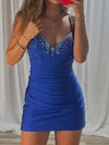 Corset V-neck Bodycon Beaded Homecoming Dresses #Milly02055449
