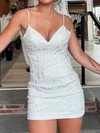 Modest Backless V-neck Lace Bodycon Homecoming Dresses #Milly02055496