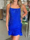 Square Neck Beaded Ruffle Bodycon Homecoming Dresses #Milly02055756