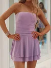 Cute Strapless Bodycon Tiered Ruffle Homecoming Dresses #Milly02055759