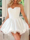Corset Ball Gown Strapless Satin Homecoming Dresses #Milly02055787