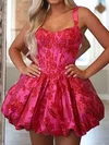 Ball Gown Corset Satin Floral Homecoming Dresses #Milly02055869