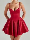 Ball Gown V-neck Corset Spaghetti Straps Homecoming Dresses PT02055907