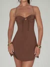 Sweetheart Ruched Backless Bodycon Homecoming Dresses PT02055930