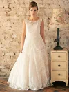 Ball Gown Illusion Lace Floor-length Wedding Dresses #00021201