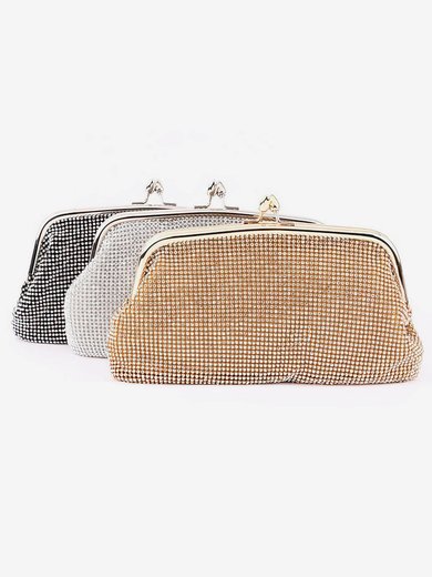 Silver Rhinestone Wedding Crystal/ Rhinestone Handbags #Milly03160020