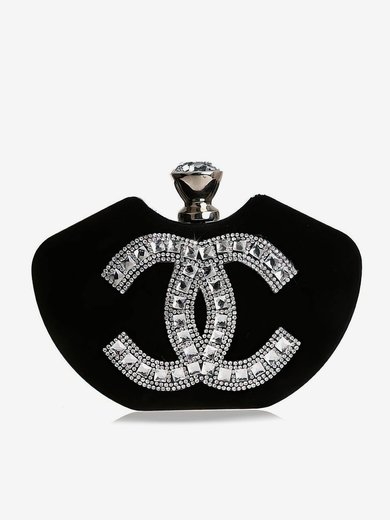 Black Silk Ceremony&Party Metal Handbags #Milly03160038
