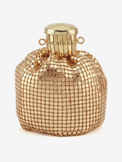 Silver Fabric Casual&Shopping Beading Handbags #Milly03160042