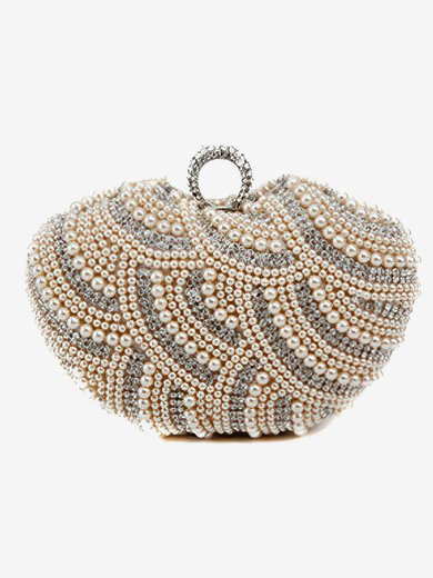 Black Polyester Wedding Crystal/ Rhinestone Handbags #Milly03160077